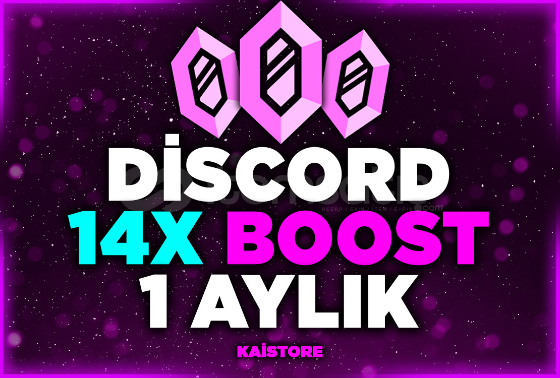 ⭐️ BOTSUZ- DİSCORD 1 AYLIK 14X BOOST ⭐️ ⭐️ BOTSUZ- DİSCORD 1 AYLIK 14X BOOST ⭐️