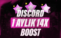 ⭐️ [SANİYESİNDE BOTSUZ] 1 AYLIK 14 BOOST GARANTİ
