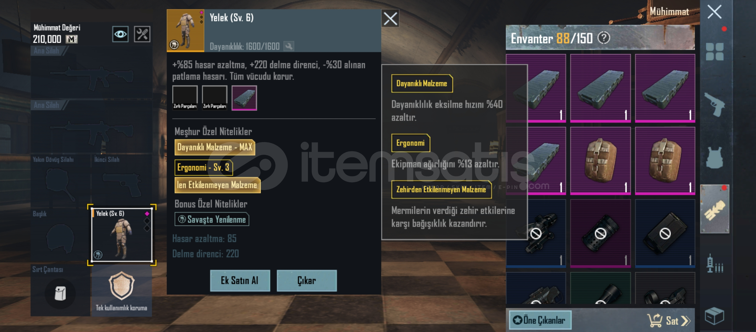SARI 6 YELEK 3 ÖZELLİKLİ  SARI 6 YELEK 3 ÖZELLİKLİ