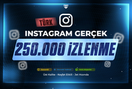 250.000 Türk Gerçek İzlenme - Etkili - Instagram
