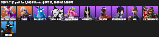 SASUKE CHARLOTTE CARNAGE TORIN LAUGH IT HESAP