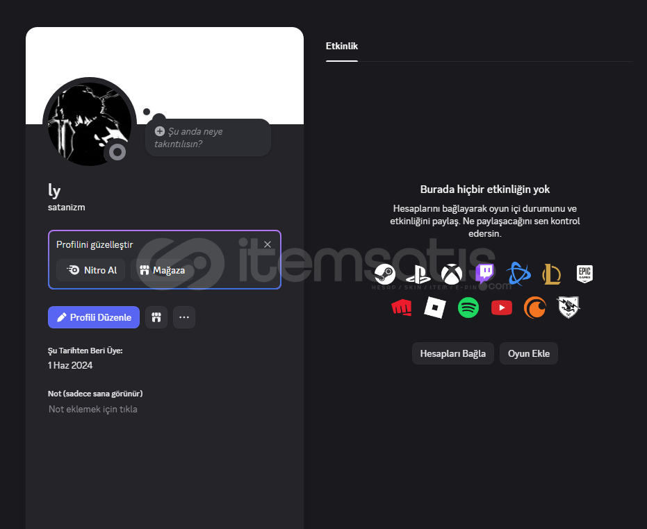 S@TANİZM discord nickname İNDİRİM! S@TANİZM discord nickname İNDİRİM!
