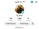 Satılık 1k tiktok hesabı