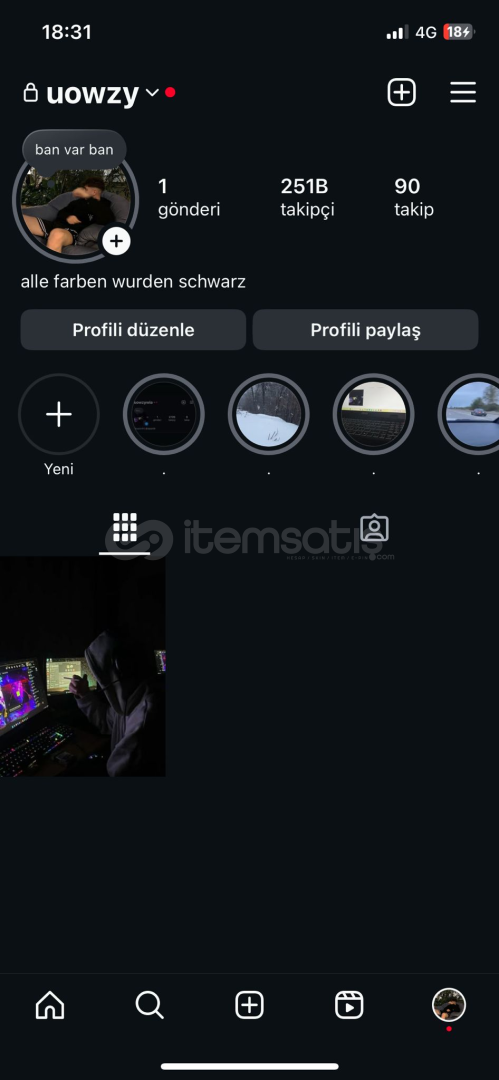 Satılık 250k Instagram hesabı Satılık 250k Instagram hesabı