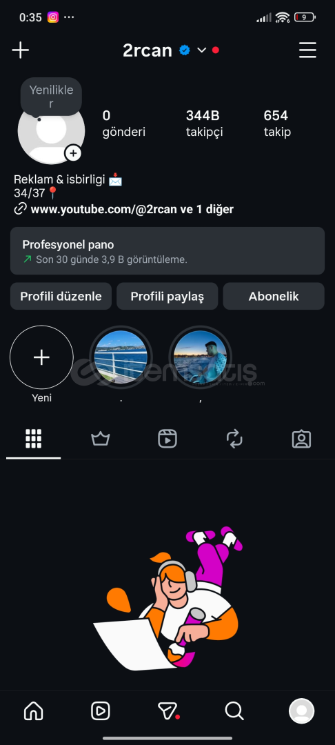 Satılık 344k Instagram hesabı Satılık 344k Instagram hesabı