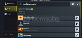 satılık 5 harfli türkçe anlamlı nick ve klan