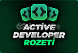 ⏱️⭐Satılık Active Developer Rozeti⭐⏱️