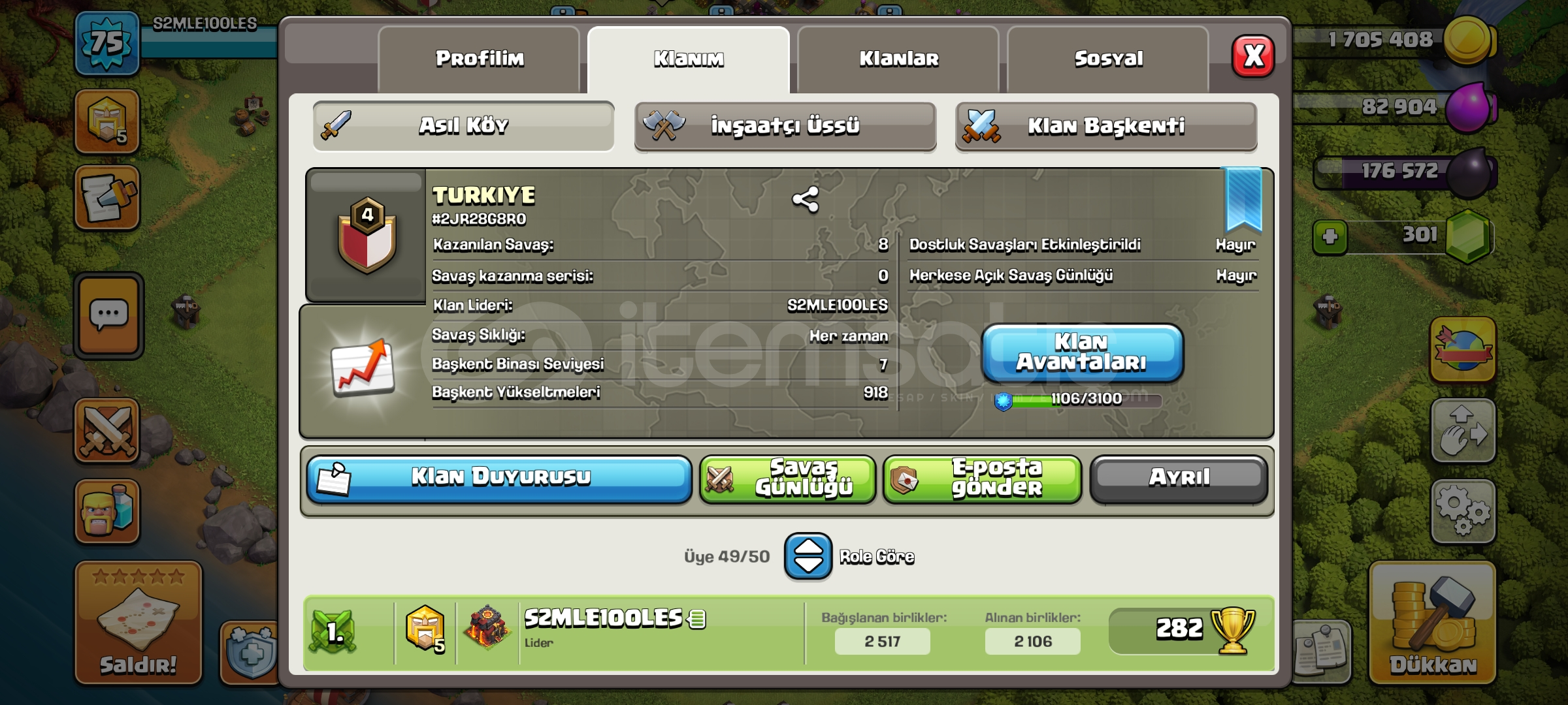 SATILIK AKTİF KLAN SATILIK AKTİF KLAN