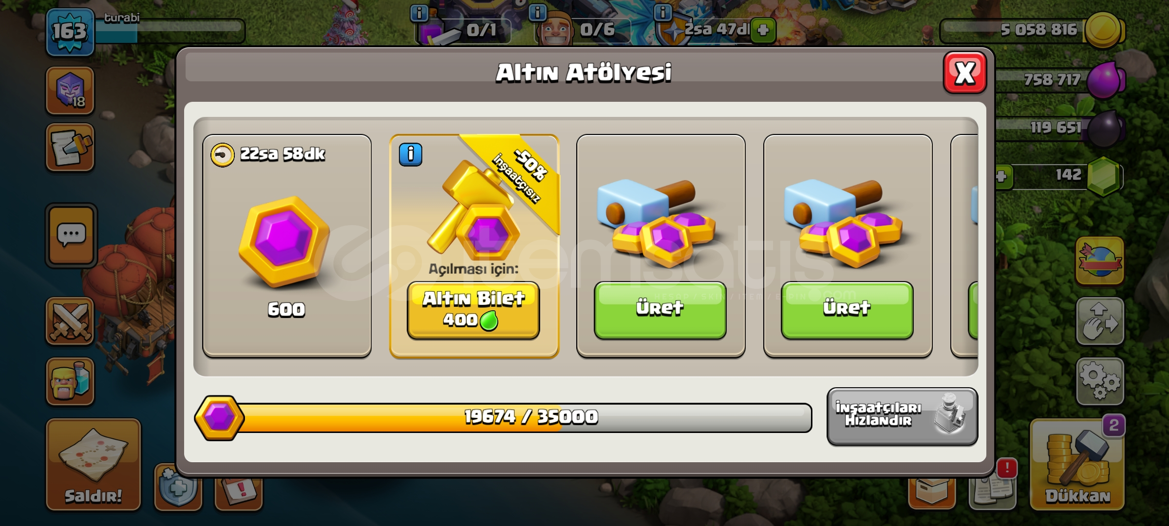 Satılık başkent altını Satılık başkent altını