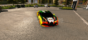 Satılık çizimli Bugatti chiron 