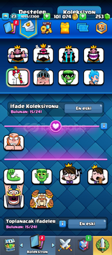Satılık clash Royale hesabı