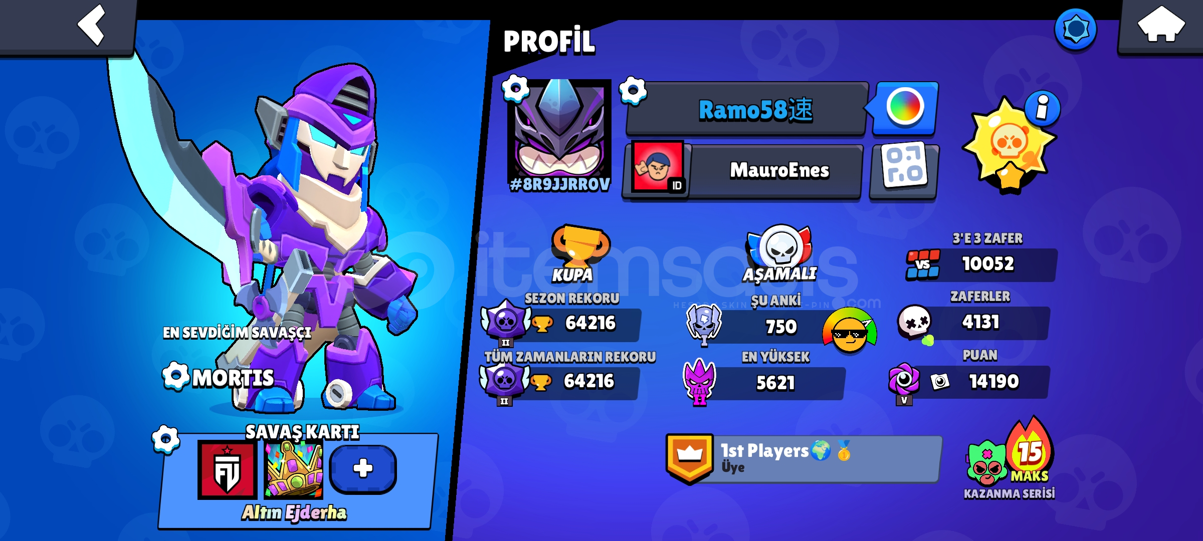 Satılık çok güzel uygun brawl stars hesabi Satılık çok güzel uygun brawl stars hesabi