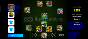 E fotball dolu hesap satılıkk