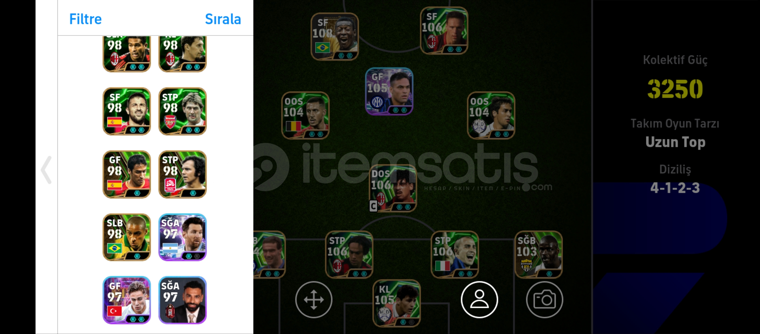3254kg!! Satılık efootball hesabı eksizsiz kadro 3254kg!! Satılık efootball hesabı eksizsiz kadro