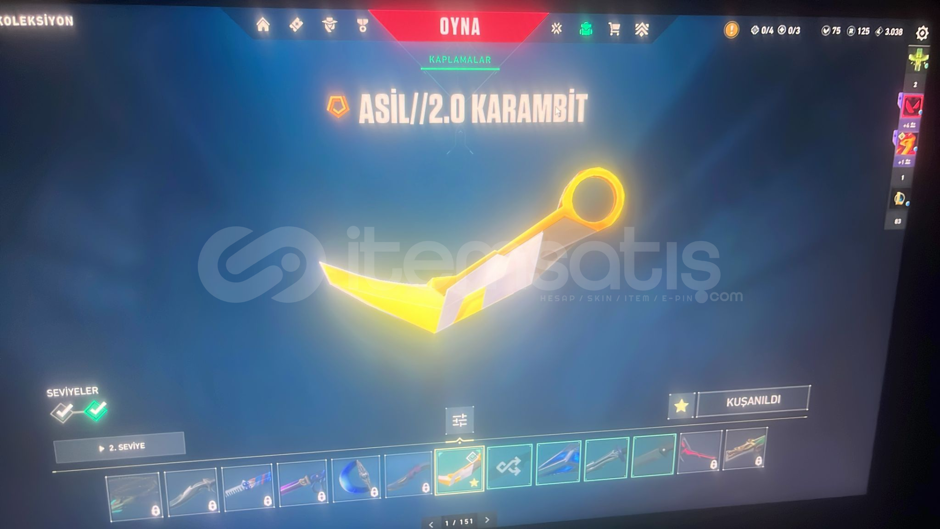 Satılık Gold hesap 10 desenden fazla vardir Satılık Gold hesap 10 desenden fazla vardir