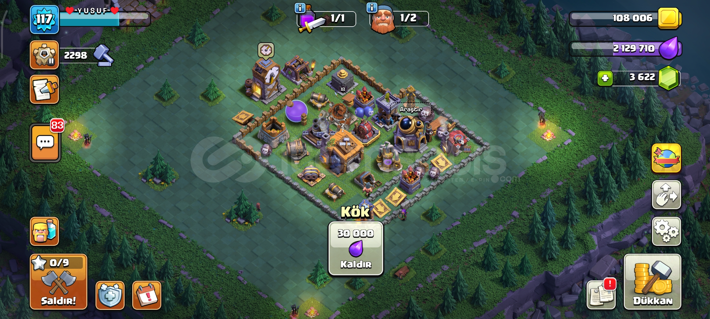 Satılık hesap clash of clans  Satılık hesap clash of clans