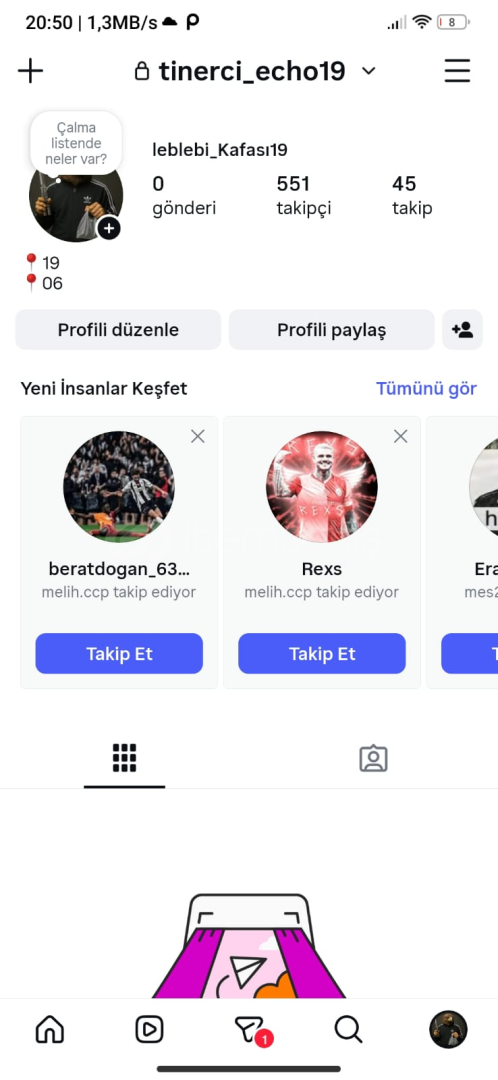 SATILIK İNSTAGRAM HESABI 550 TAKİPÇİ BJK PROFİL SATILIK İNSTAGRAM HESABI 550 TAKİPÇİ BJK PROFİL