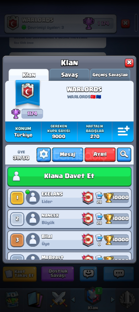 Satılık klan + hesap Satılık klan + hesap