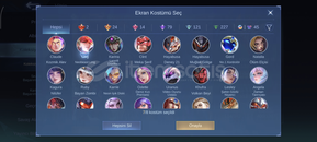 Satılık mobile legends hesabı 