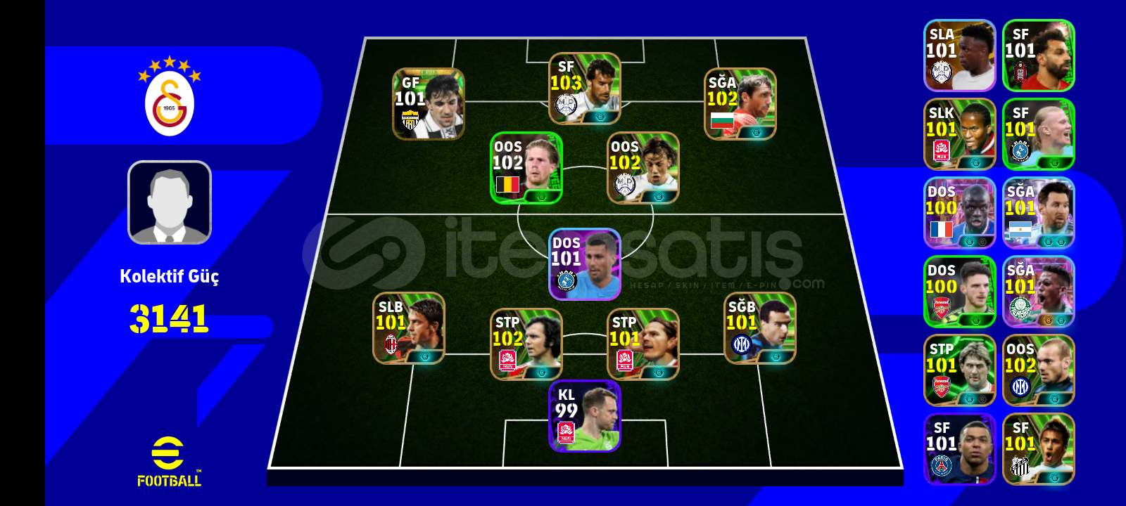 Satılık Pes mobile hesabı  Satılık Pes mobile hesabı