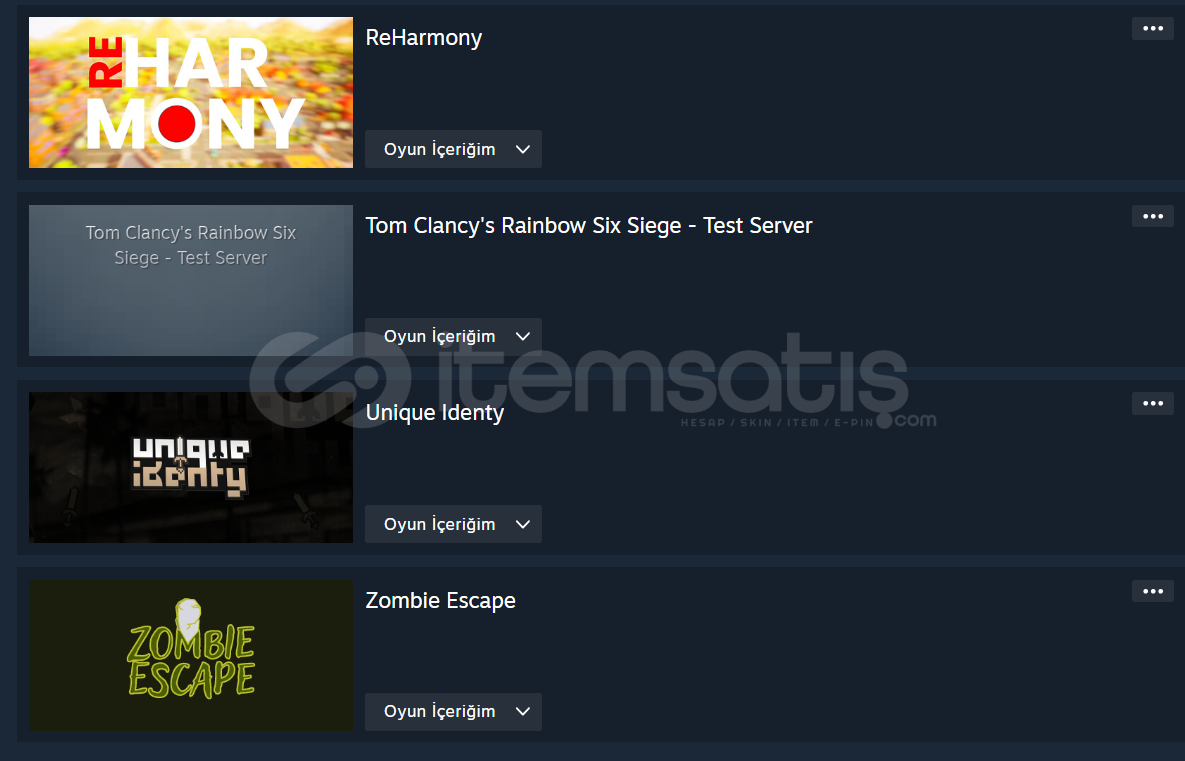 Satılık steam hesabı Satılık steam hesabı