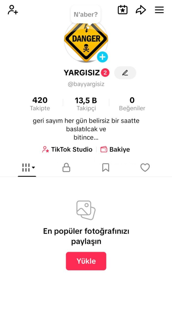 Satılık tiktok hesabı  Satılık tiktok hesabı