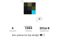 Satılık tiktok hesabı 7k takipçili 