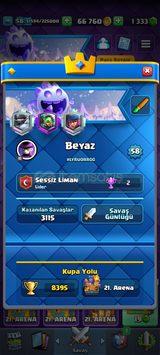 Satılık uygun fiyata clash royale hesap max