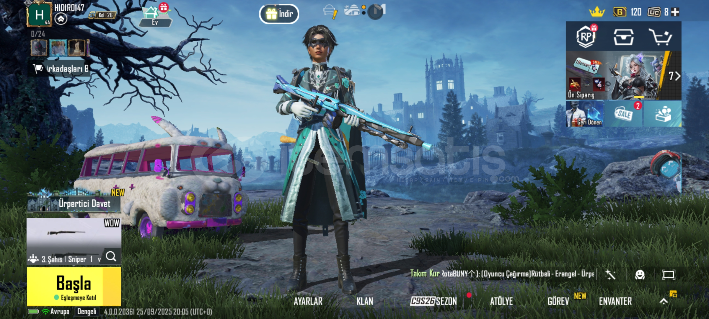 Satılık Uygun pubg hesabi Satılık Uygun pubg hesabi