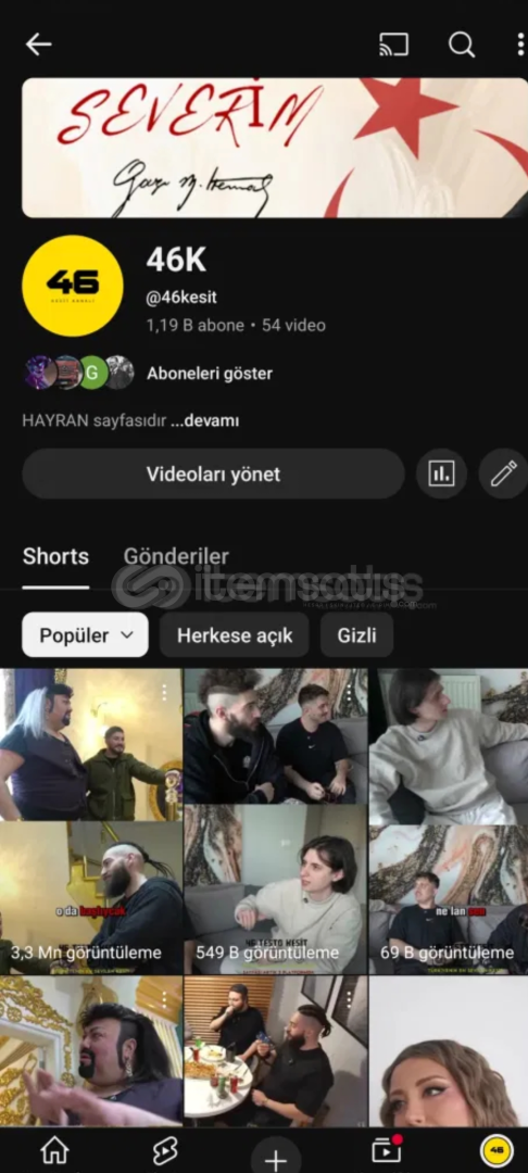 SATILIK YOUTUBE HESABI ORGANİK SATILIK YOUTUBE HESABI ORGANİK