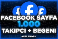 ⭐[SAYFA] 1000 BEĞENİ VE TAKİPÇİ FACEBOOK
