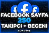 ⭐[SAYFA] 250 BEĞENİ VE TAKİPÇİ FACEBOOK