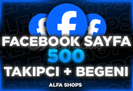 ⭐[SAYFA] 500 BEĞENİ VE TAKİPÇİ FACEBOOK