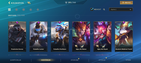 Sayısız kostümlü ustalık hesap