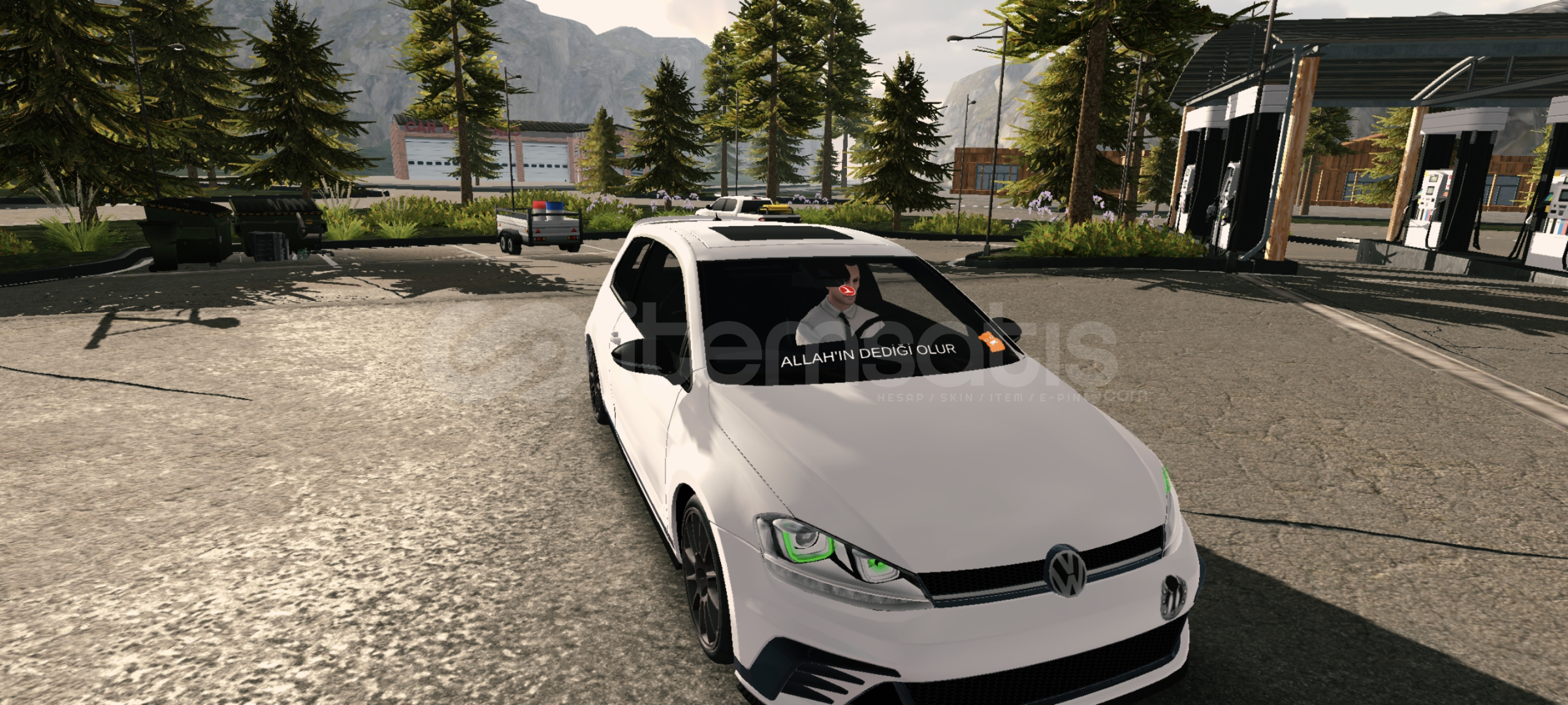 Gerçek çizim Golf Mercedes logo çizim hediye Gerçek çizim Golf Mercedes logo çizim hediye