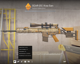 SCAR-20 | Kısa Sarı Görevde Kullanılmış