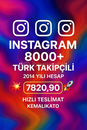 ⚡8000+ TÜRK TAKİPÇİLİ 2014 YILI⚡HESAP (11 YIL)⚡