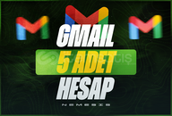 ⭐ 5 ADET GMAİL TR ⭐ ÖMÜR BOYU GARANTİ 