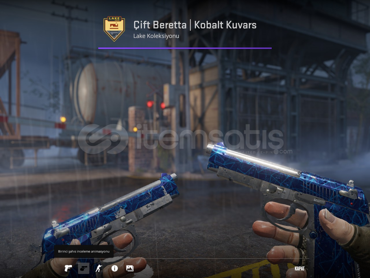 Çift Beretta | Kobalt Kuvars GÖREVDE KULLANILMIŞ Çift Beretta | Kobalt Kuvars GÖREVDE KULLANILMIŞ