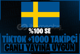 ( SE ) Tiktok +1K Takipçi Yayınlık Hesap