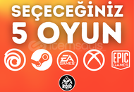 Seçeceğiniz 5 Oyun Sadece 60 TL