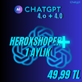 (SEÇİLMİŞ ÜRÜN)ChatGPT PLUS + 4.o 1aylık