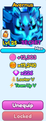 SECRET SHİNY AVERNUS Bubble Gum Simulator INF