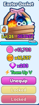 SECRET EASTER BASKET Bubble Gum Simulator INF
