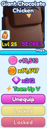 SECRET Giant Chocolate Bubble Gum Simulator INF