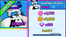 Secret Maid Nert Plushie BGSİ