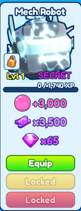 SECRET MECH ROBOT BGSI