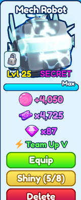 SECRET MECH ROBOT BGSI