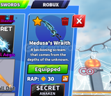 Secret Medusa's Wraith blade ball