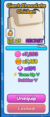 SECRET SHINY GIANT CHOCOLATE CHICKEN BGSI